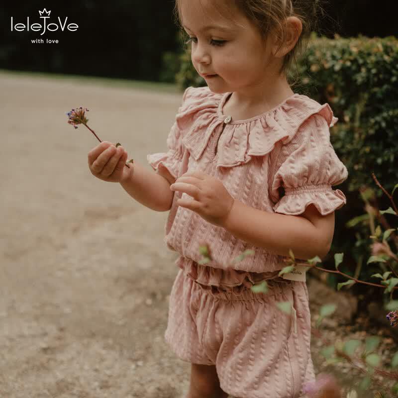 LELE JOVE Baby Girl Bubble Cotton Princess T-Shirt