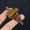 Tiger's Eye Electroformed Pendant, Handmade Gemstone Pendant Jewelry, Gifts For Wife Brand New Pendant