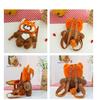 Adorable Plush Panda and Raccoon Backpack - Cute Cartoon Style for Kids