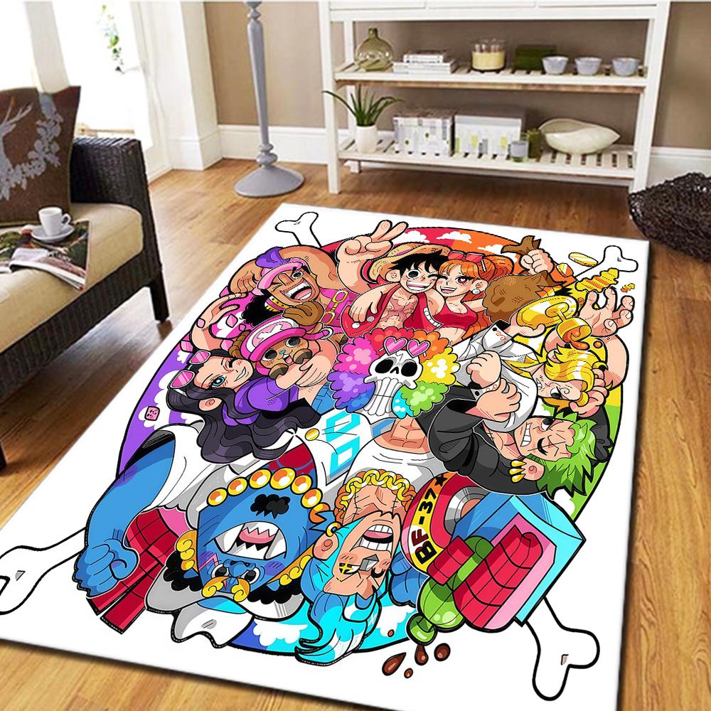 One Piece Monkey D. Luffy Carpet - Living Room & Bedroom, Home Decor Cool Movie Mat Play Floor Mat -HE106