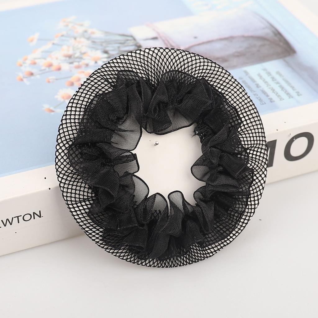Children'S Dance Disc Hair Dance Grade Net Pocket Ballet Headgear, Lace Elastic Net Cover Hair Accessories