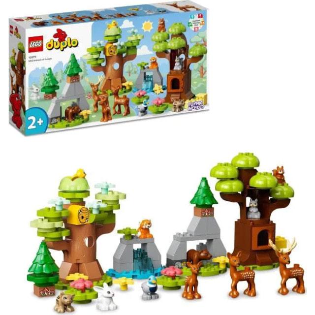 

LEGO 10979 DUPLO Wilde Tiere Europas, Entwicklungsspielzeug fr 2-Jhrige, Hirsch, Br, Fuchs und Eichhrnchen als Minifiguren