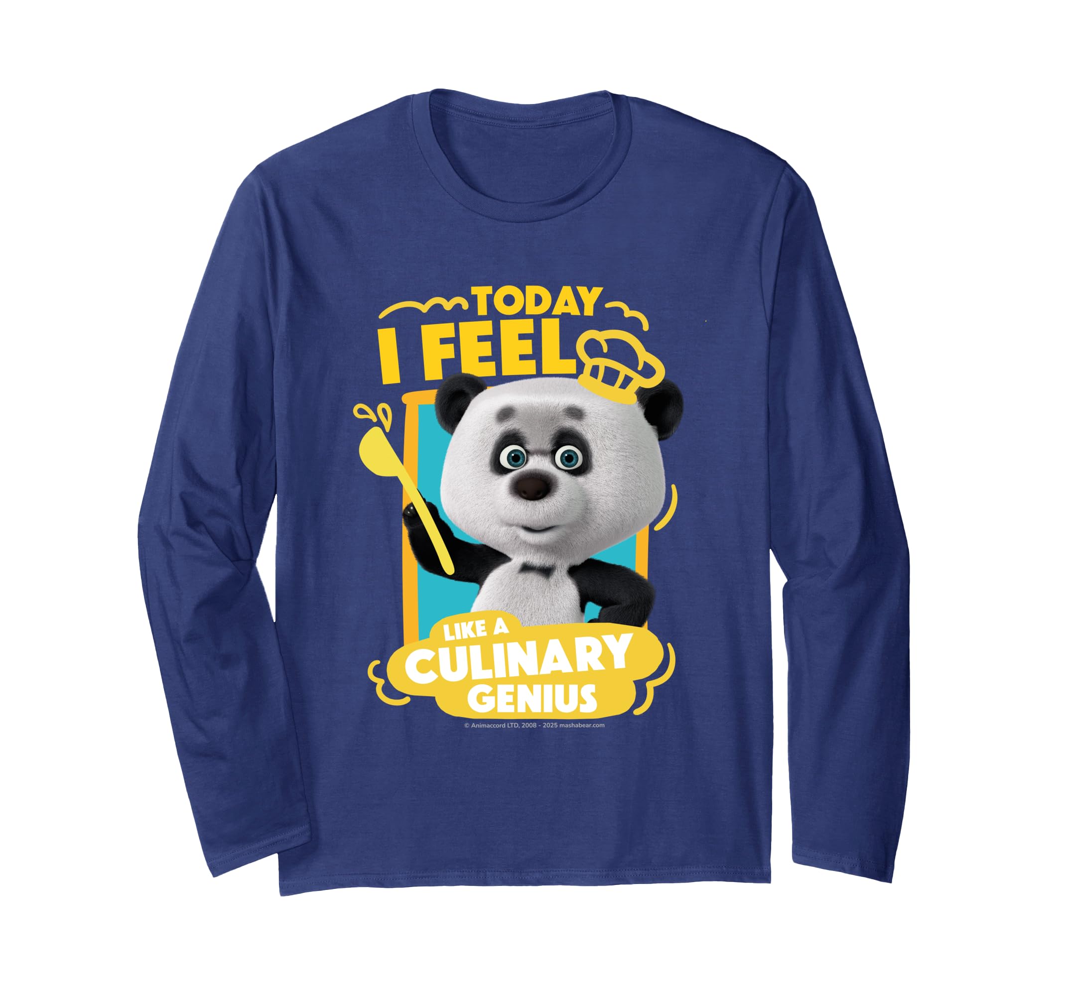 Today I Feel Chef Friends. Long-Sleeve T-Shirt синий