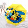 The Simpsons Family Portrait Print Umbrella: Automatic Opening and Closing, Foldable Design, 8 Rib Iron Frame, Perfect Gift for Fans, Travel