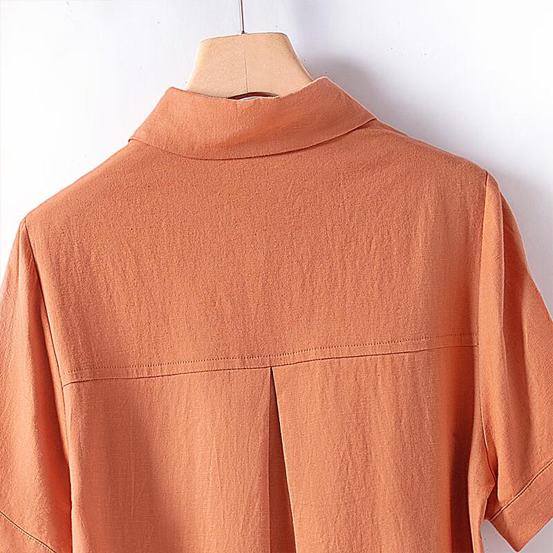 Cypress Hall 2026 Spring Summer Women's A-Line Lapel Shirt Dress