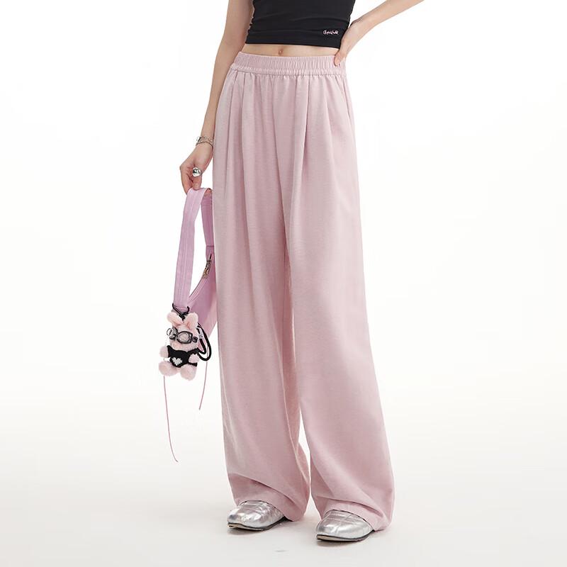 UNIFREE Relaxed Fit Loose Straight Palazzo Pants
