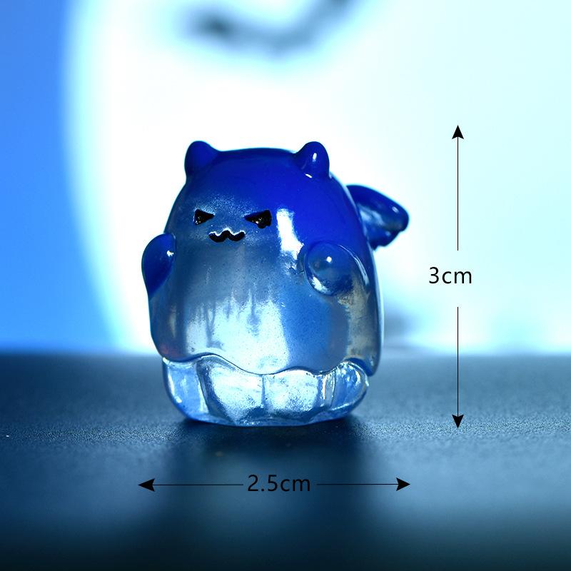 Halloween Series Micro-landscape Crystal Ball Accessories Transparent Ghost Pumpkin Resin Small Ornaments