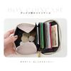 Mini Large Card Coin Wallet, Bifold, Capacity, Case, Accordion-Style, Slim, Purse, Compact, Small, Women's (Pink)