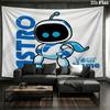 ASTRO BOT Custom Name Wall Tapestry Aesthetic Wall Hanging Printed Fabric Blanket Decorative Tapestries for Bedroom Living Room Home Decor