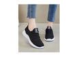 Shevalues Summer Casual Flats Shoes For Women Comfort Soft Bottom Sports Shoes Breathable Mesh Runing Shoes Lightweight Sneakers