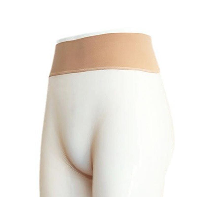 Collants d'été sans couture à entrejambe profond, invisibles, ultra-fins 0D, pour femmes, transparents, velours, anti-accrocs, grande taille Close Crotch beige