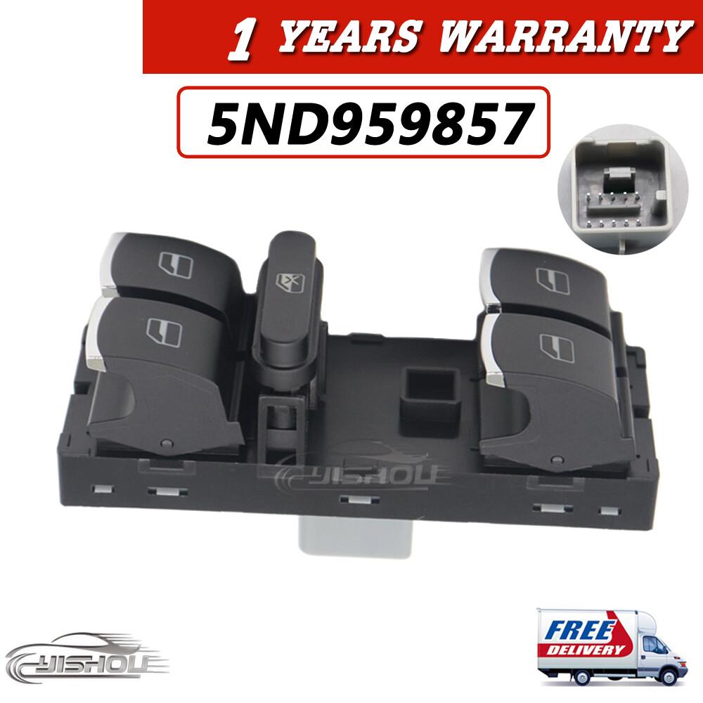 Power Window Master Control Switch Front Left For VW Tiguan Golf Jetta CC Passat