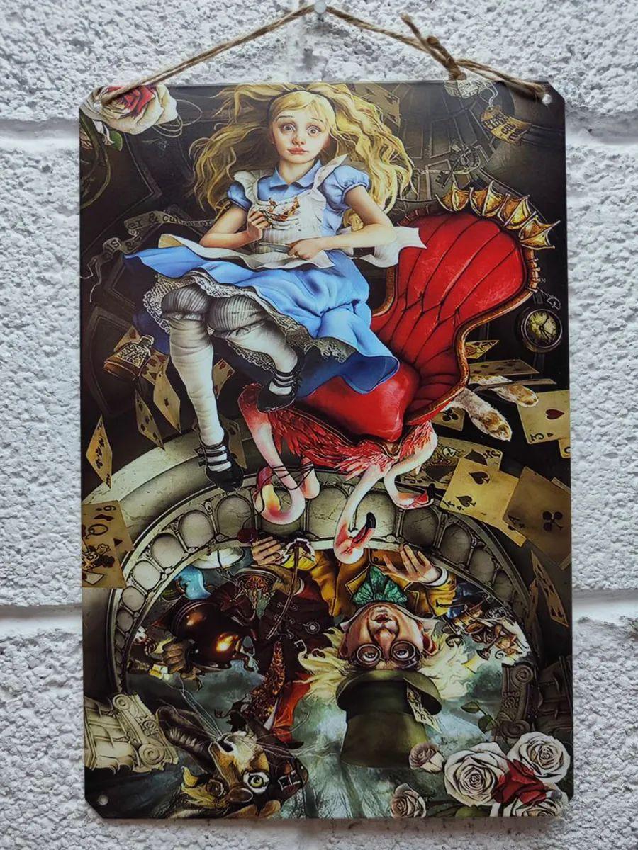 

Энн Хэтэуай Белая Королева Дисней Металлический Постер, Алиса в Стране Чудес Настенное Искусство