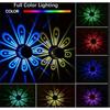 2/4PCS Solar Peacock Projection Lights Waterproof Outdoor LED Wall Lamp Solar Fence Light for Yard Garden Lawn Christmas Decoration
