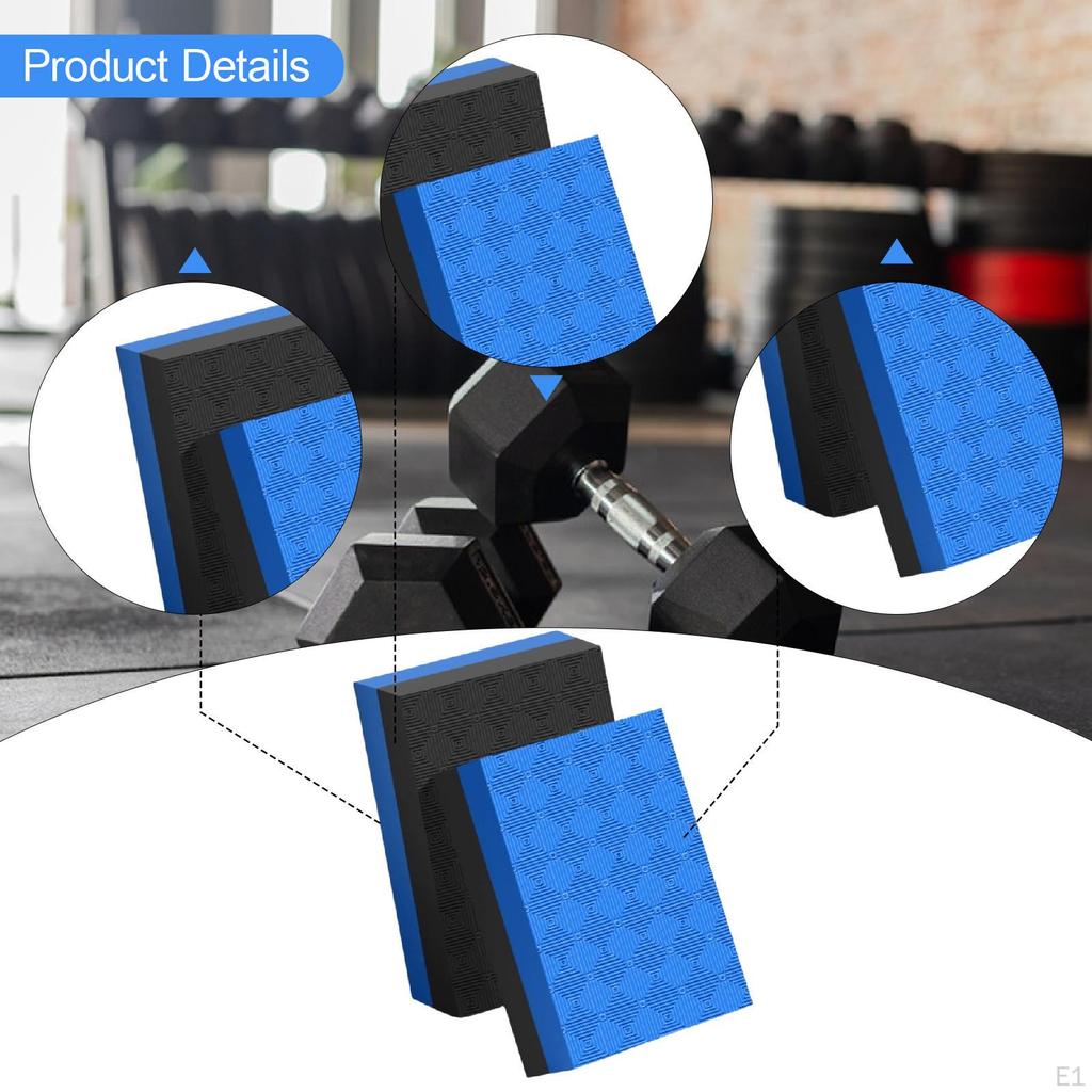 2Pcs Weightlifting Crash Drop Pads Deadlift Weight Cushion Shock Absorbing Floor Protection Silence