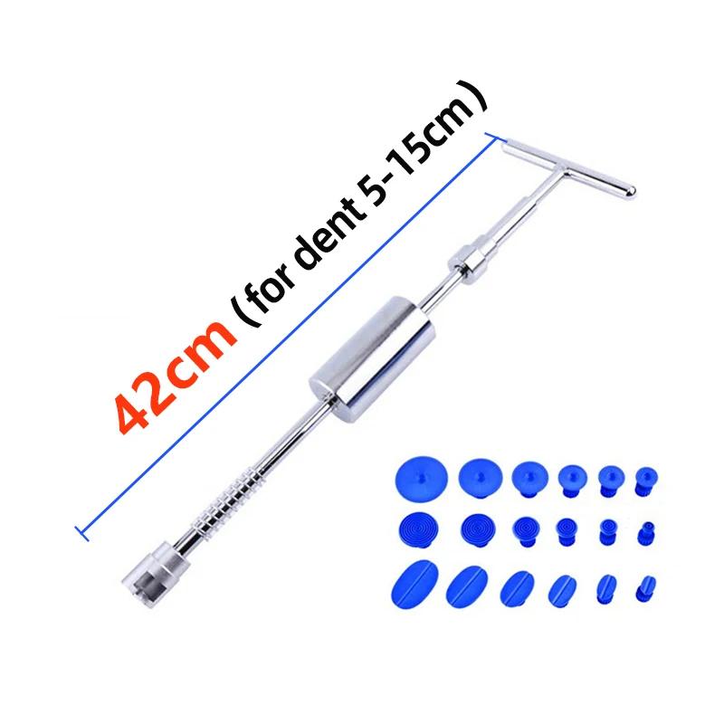 Car Dent Puller T Dent Repair Tool Auto Repair Sheet Metal Kit Slide Hammer Reverse Hammer Glue +18pcs Glue Puller