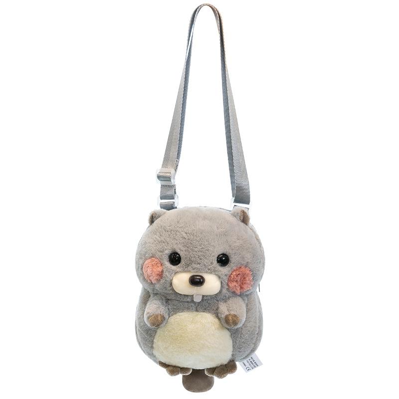 Cute Hamster Crossbody Bag Doll Plush Toy Cute Girl Out On Shoulder Bag Birthday Gift Premium Durable Quality Useful