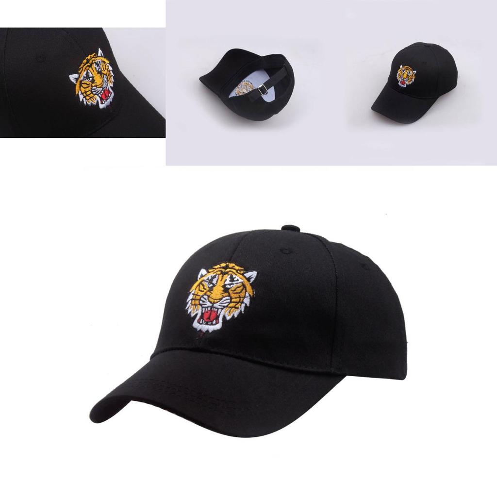 Casual Tiger Embroidered Baseball Hat For Skaters And Trendy Adults Sun Protection