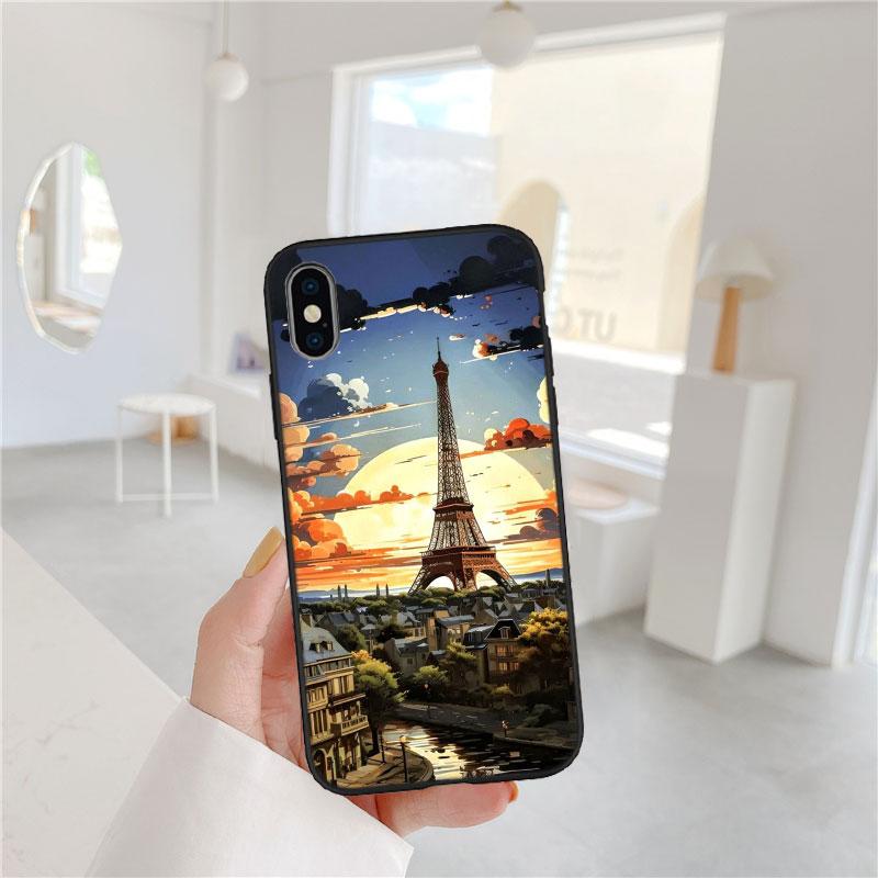 

PP35 France Paris Eiffel tower Phone Case for OPPO A40 A60 A80 A15 A16 A16K A12 A17 A17K A54 A54S A53 A53S A55 A56 A57 A98 F23 OPPO A53s 5G