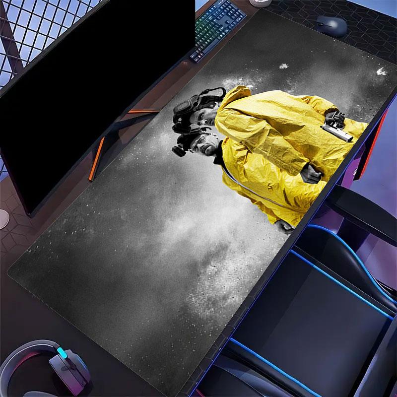 Breaking Bad Mouse Pad, Large Gaming Desk Mat, Non-slip XXL Mousepad for Laptop & Tablet, Mini PC Playmat with Stitched Edges