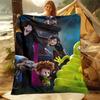 Coperta MINISO Hotel Transylvania con Stampa Cartoon. Coperta Morbida Calda in Flanella Oversize per Tutte le Stagioni. Utilizzabile su Divani, Picnic, Campeggio