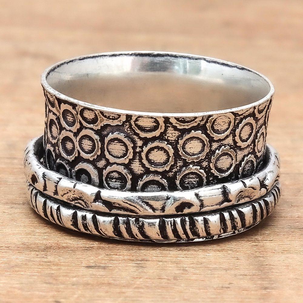 No Stone Gemstone Handmade Silver Jewelry  "8"