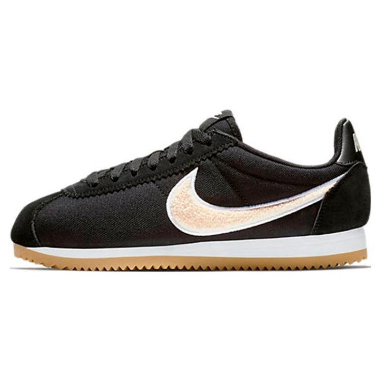 (WMNS) Nike Classic Cortez PRM Black Light Cream Women s 905614-008 EU 37.5