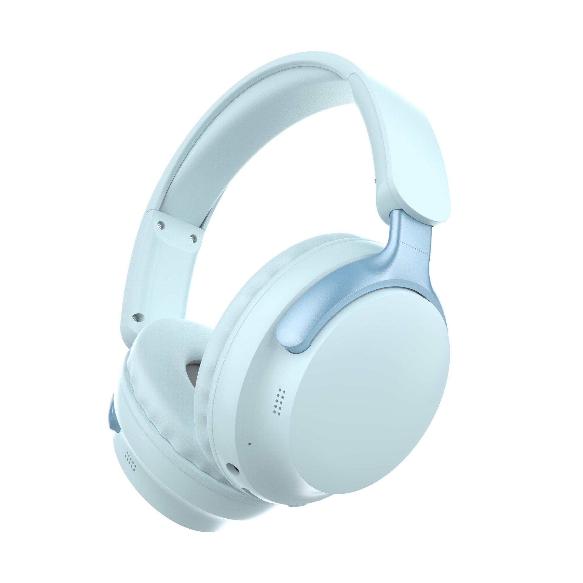 

Wireless & Wired Foldable Bluetooth Over-Ear Headset: Comfortable Fit, Long Battery Life, High Sound Quality небо синє кольору