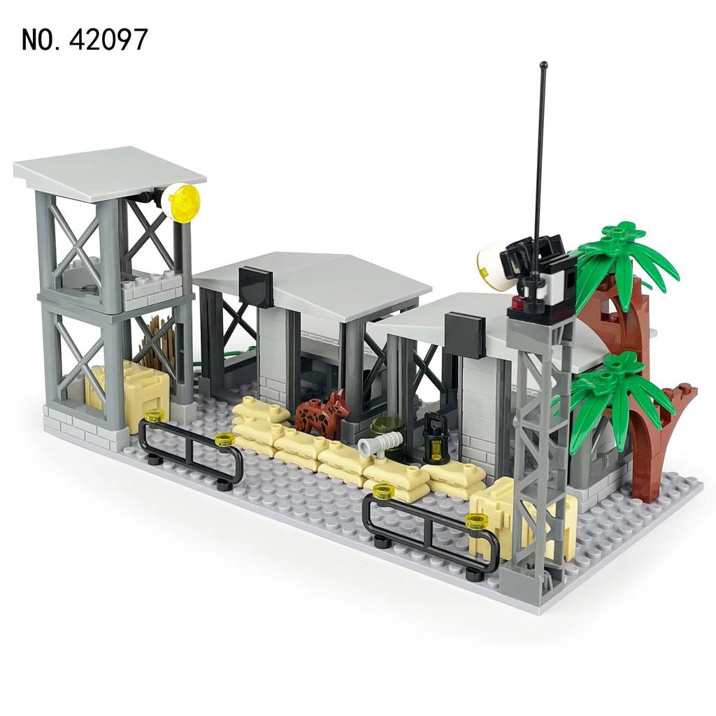 DIY Century Military Fort Building Kit - Creative command model, ideal for Christmas, Halloween, Thanksgiving, birthday gifts