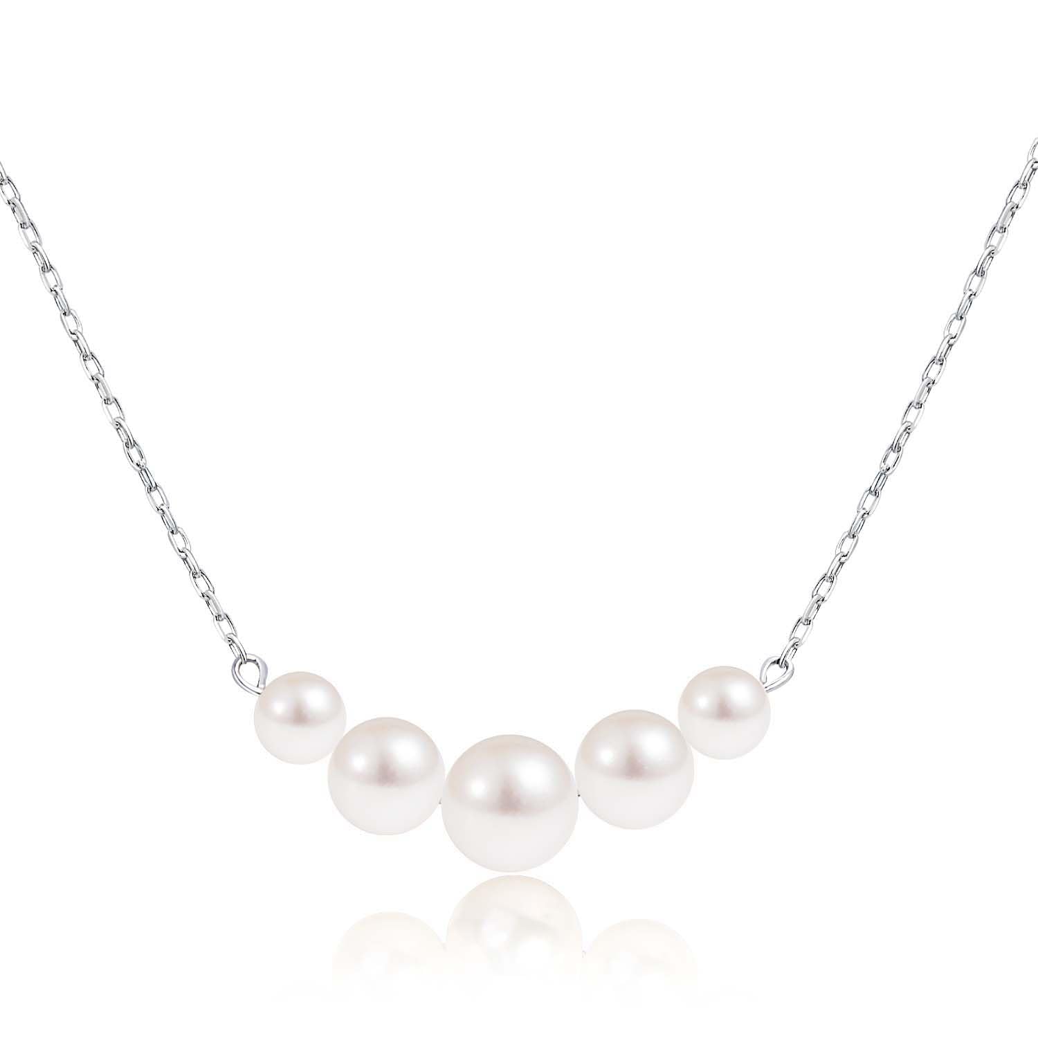 

Намисто Akoya Pearl Platinum PT Pearl 5 Bead [Lara Christie] для жінок lp71-0025-pt платиновий