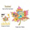 Maple Leaf Metal Fridge Magnet: National City Souvenir & Cultural Craft