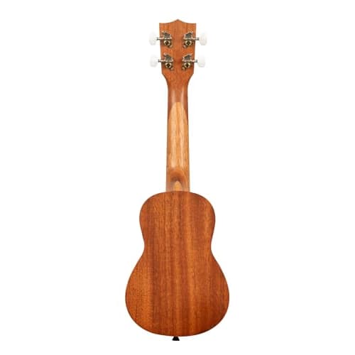 KALA The Voyage Collection Mahogany Body Soprano Ukulele (KA-GARDENIA-S_W/BAG) with Gig Bag