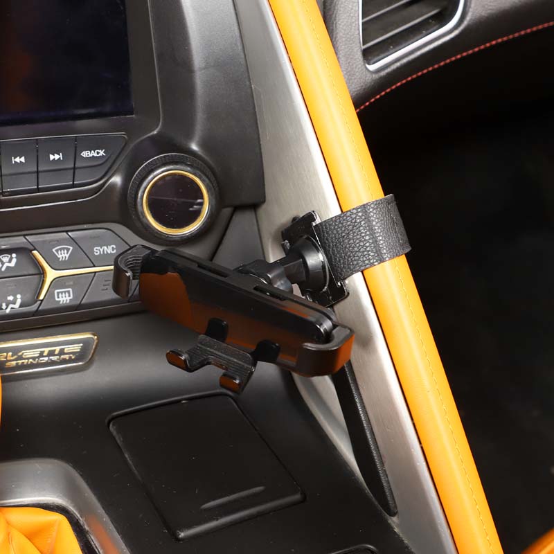 Auto Mobile Phone Holder GPS Mount Bracket Stander  For Chevrolet Corvette C7 2014-2019 Adjustable Car Mobile Phone Holder