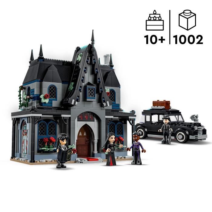 LEGO Mercredi 76786 Exclu Cdiscount Le Manoir de Morticia - Jeu de Construction dès 10 ans - Mini-Poupées