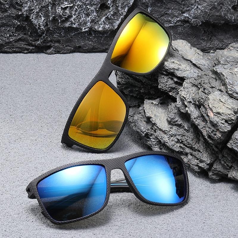Classic Retro Men Driving Sunglasses Women'S Outdoor Blackout Driving Cycling Glasses Men Sports Fishing Shades Uv400 Eyewear