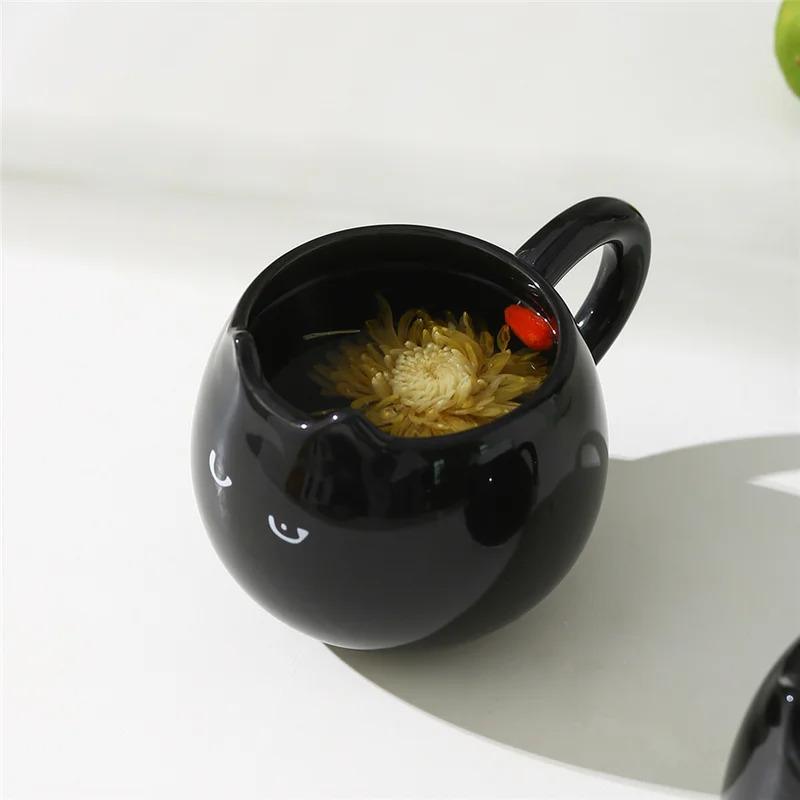 1PC Cat Shaped Ceramic Cup, Creative Mug, 380ml/13oz Coffee and Drinking Cup