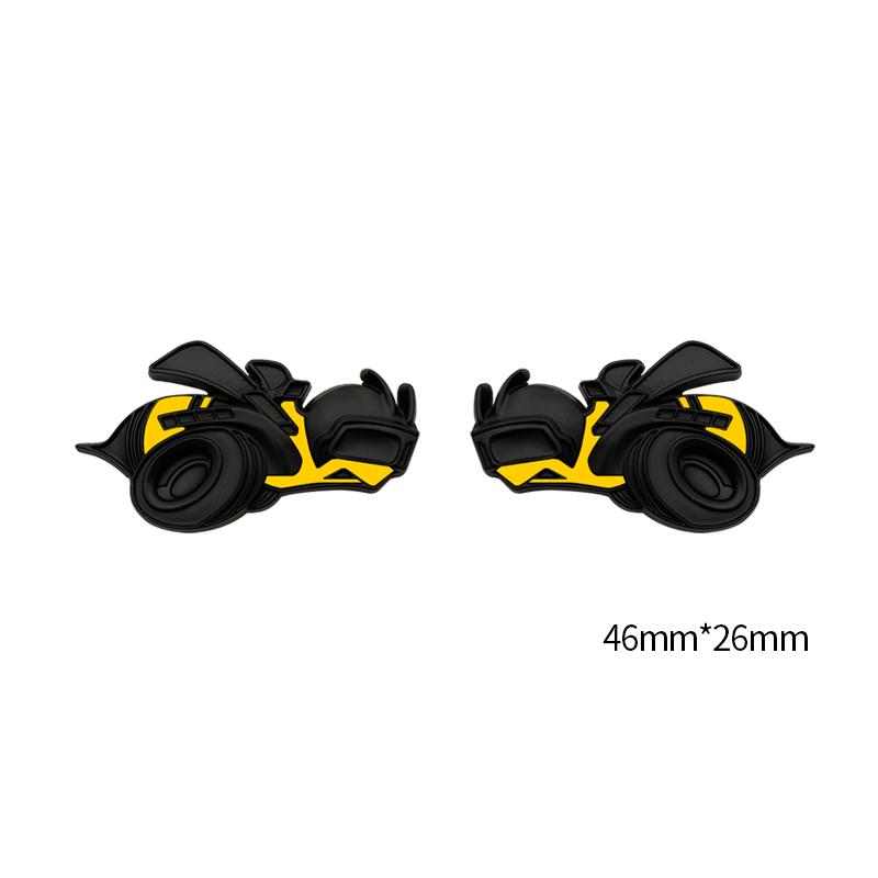 Metal 3D Car Sticker Bumblebee Emblem Badge Decals for Dodge Charger SRT8 SRT4 Chevrolet 6.4 Caravan SRT Durango Ram Accessories G8