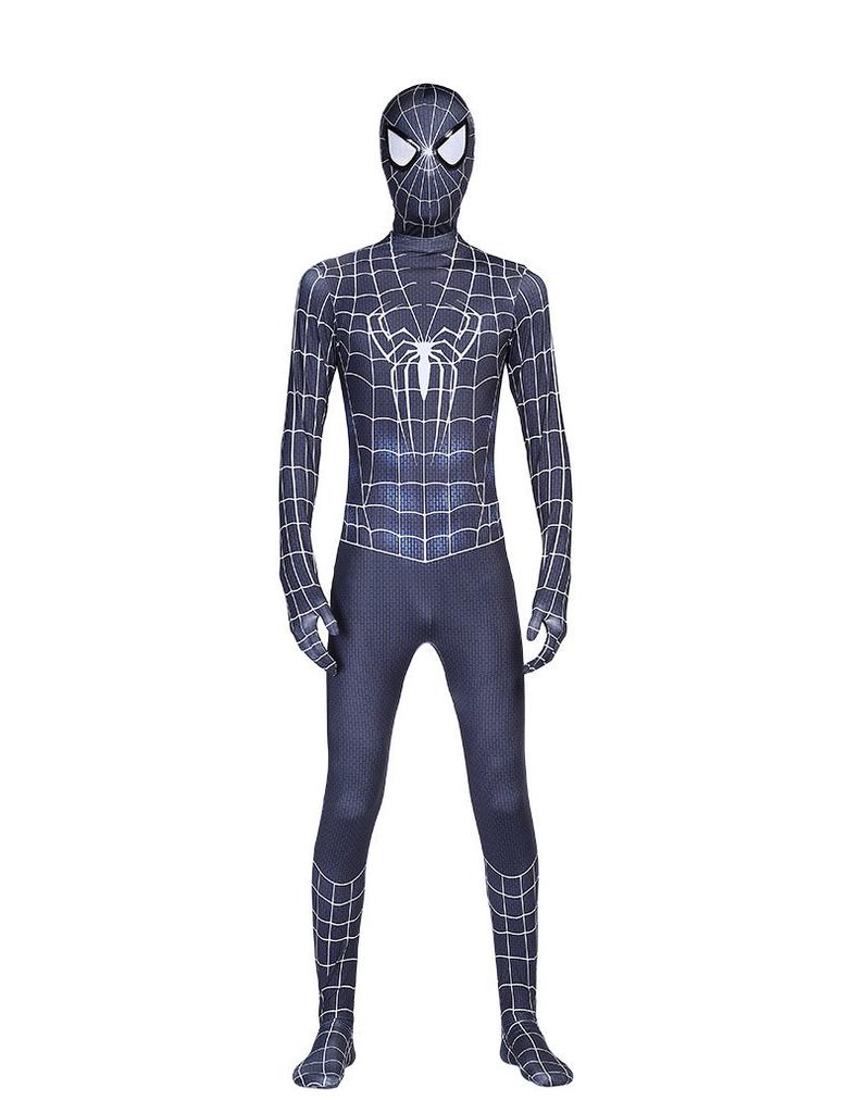 Halloween Costume Cosplay Venom Deadpool Tight Fitting Jumpsuit