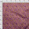 oneOone Cotton Flex Magenta Fabric Batik Sewing Material Print Fabric By The Yard 40 Inch