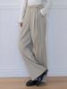 Mejongleuhaleu Mani Pintuck Wide Slacks 3 Colors