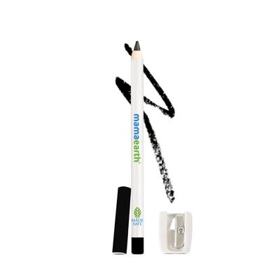 Long Stay Kohl Pencil Kajal Black Waterproof Smudge Proof 11 Hour Wear With Sharpener
