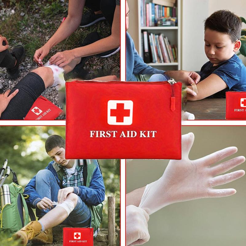 127 pieces first aid kit, multi-purpose emergency medical supplies, suitable for emergencies, home, camping, travel, outdoor