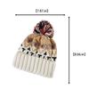 Woman Winter Hat Fashion Cute Skiing Cashmere Autumn Beanies With Pompom Warm Wool Acrylic Beanies Winter Hat Bonnet Caps