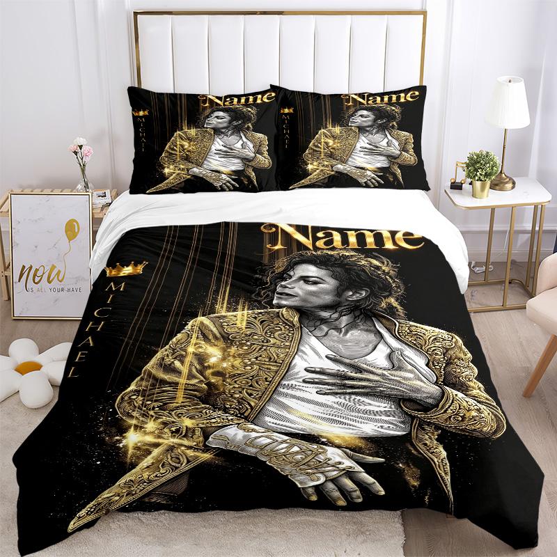Custom Golden Legend Bedding 3 Piece Set HD Print Duvet Cover Pillowcases for Teens Adult Bedroom Decoration Christmas Gift