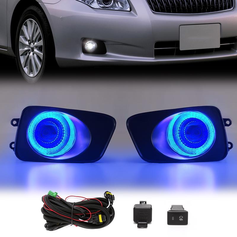 Led Fog Light for Toyota Corolla AXIO 2011 FIELDER 2007 DRL Daylight Daytime Running Lamps Wires Switch Relay White Yellow