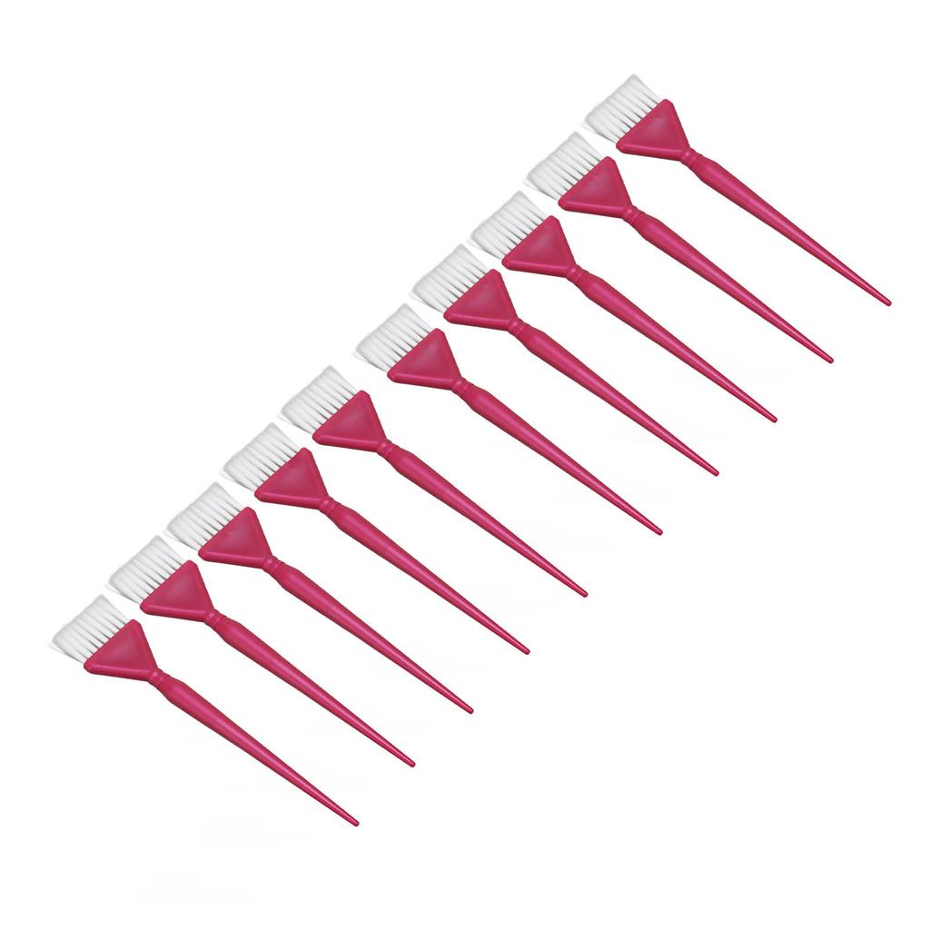 Conjunto de 10 Pincéis para Coloração de Cabelo Cabo Ergonômico Aplicador de Tinta Pincel para Tintura de Cabelo para Salão de Beleza S