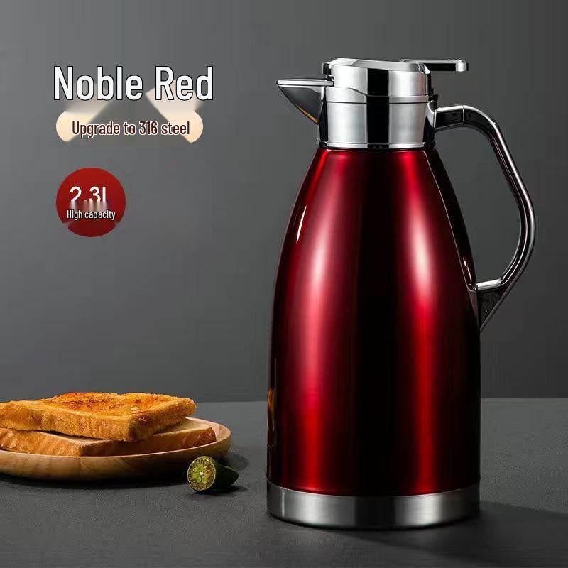 Large Capacity Stainless Steel Thermos Kettle for Home, Restaurant, Hotel, or Tea House