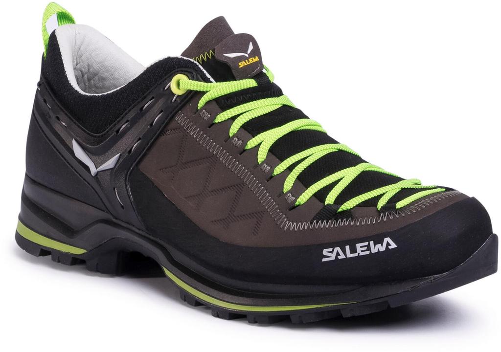 Обувь для треккинга Salewa Mountain Trainer 2 Leather (61357) smoked/fluo green