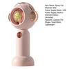 Spray Fan Cartoon Pet Shape Quiet Silent Motor USB Rechargeable Multi-Speed Wind Humidification Handheld Portable Mist Fan