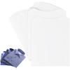 BENECREAT 20 PCS White Cardboard Shirt Inserts, 13.4x10.2inch Foldable lining Fold for DIY Packaging Inserts, Organising Clothes, 0.5mm Thick
